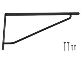 ハイロジック｜HILOGIK 98163 カラースレンダー棚受 105x210 ブラック 1本入 00098163-001