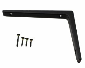 ハイロジック｜HILOGIK 98178 アルミ棚受 150x200mm ブラック 1本入 00098178-001