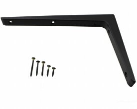 ハイロジック｜HILOGIK 98180 アルミ棚受 200x300mm ブラック 1本入 00098180-001