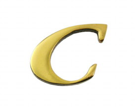 光｜HIKARI QL20-C 真鍮ゴールド文字 大文字 英 C 00872677-001