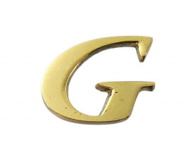 光｜HIKARI QL20-G 真鍮ゴールド文字 大文字 英 G 00872681-001
