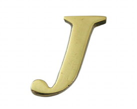 光｜HIKARI QL20-J 真鍮ゴールド文字 大文字 英 J 00872684-001