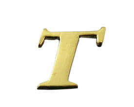 光｜HIKARI QL20-T 真鍮ゴールド文字 大文字 英 T 00872694-001