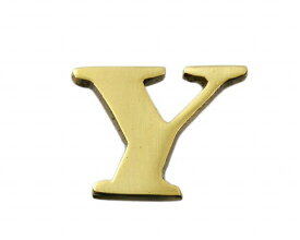 光｜HIKARI QL20-Y 真鍮ゴールド文字 大文字 英 Y 00872699-001