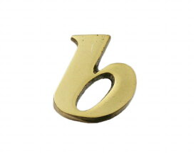 光｜HIKARI QS20-B 真鍮ゴールド文字 小文字 英 b 00872702-001