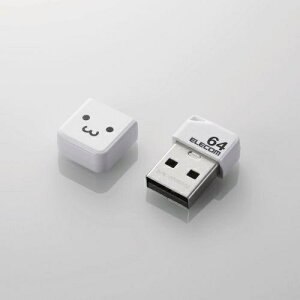ELECOMbGR USB (Chrome/iPadOS/iOS/Mac/Windows11Ή) zCg MF-SU2B64GWHF [64GB /USB TypeA /USB2.0 /Lbv]yrb_pcaccz