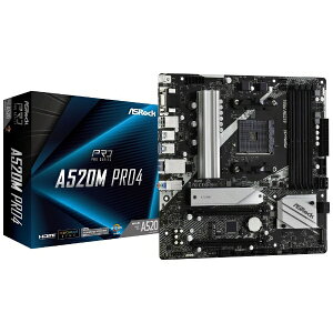 ASROCKbAXbN }U[{[h A520M Pro4 A520MPro4 [MicroATX /Socket AM4]