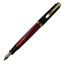 PELIKAN｜ペリカン スーベレーン 万年筆 ブラックレッド M400 [太字（B）]