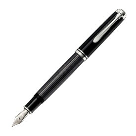PELIKAN｜ペリカン スーベレーン 万年筆 ブラックストライプ M405 [太字（B）]