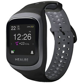 HEALBE｜ヒルビー スマートウォッチ HEALBE GoBe3（ヒールビーゴービー3） ブラック・グレー HGB3-BK-GY[ゴービィスリー スマートバンド]【ribi_rb】