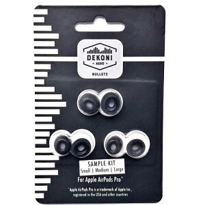 Dekoni AudiobfRjI[fBI AirPods PROp C[s[X S/M/L e1yA Bulletz AirPods Pro ubN ETZ-APP-PL