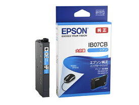 EPSON｜エプソン IB07CB 純正プリンターインク マウス(大容量) シアン