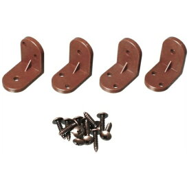 アイワ金属｜AIWA METALS AP-1301B アングルブラケット ブラウン 4個入 00113401-001
