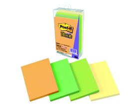 3Mジャパン｜スリーエムジャパン 強粘着ノートマルチカラー6　シトラス　75mm×50mm45枚 Post-it(ポスト・イット) 656SS-MC-6