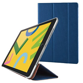 エレコム｜ELECOM 10.2インチ iPad（第9/8/7世代）用 フラップケース スリープ対応 ネイビー TB-A19RWVNV