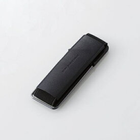 ELECOM｜エレコム スマートフォン用ストラップ スマホバンド レザー スタンド機能 ブラック P-STBLSBK