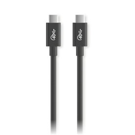 ELECOM｜エレコム USB-C ⇔ USB-Cケーブル [充電 /転送 /0.8m /USB Power Delivery /100W /USB4] ブラック USB4-CC5P08BK【rb_ cable_cpn】
