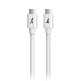 ELECOM｜エレコム USB-C ⇔ USB-Cケーブル [充電 /転送 /0.8m /USB Power Delivery /100W /USB4] ホワイト USB4-CC5P08WH【rb_ cable_cpn】