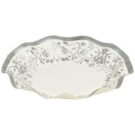 パール金属｜PEARL METAL リトルリッチ　WAVEペーパー浅ボウル17cm　5枚入（シルバー） D-0315