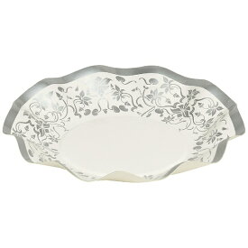 パール金属｜PEARL METAL リトルリッチ　WAVEペーパー浅ボウル17cm　5枚入（シルバー） D-0315