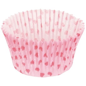 パール金属｜PEARL METAL ベイクイージー　紙製カップケーキ焼型75mm　50枚入プチハート D-2682
