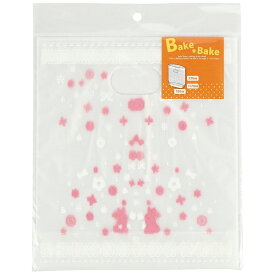 パール金属｜PEARL METAL ベイクベイク　手さげ袋Sピンクラビット5枚入底マチ D-6449