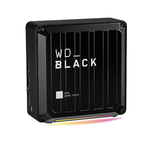 WESTERN DIGITALbEFX^ fW^ SSD 1TBmThunderbolt 3 IXX DisplayPort / LAN /3.5mm / USB-Ax3 / USB-Cx2 / Thunderbolt 3x2n Q[hbN USB PDΉ 87W WD_Black D50 WDBA3U0010BBK-NESN [USB Power DeliveryΉ]