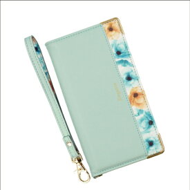 近通｜Kintsu エレガンテ フラワー iPhone 11 Pro対応　手帳型ケース　ミント ミント BL-IP11P04MT