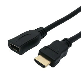 ナカバヤシ｜Nakabayashi HDMI変換・延長プラグ ブラック HET10BK [1m /HDMI⇔HDMI /イーサネット対応]