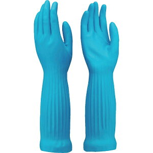 ダンロップ|DUNLOP デジハンド 天然ゴム手袋 CRコート ロング L グリーン 8102