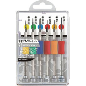 ベッセル｜VESSEL ベッセル　精密ドライバーセット　TD−56Y　6サイズ入り TD-56Y