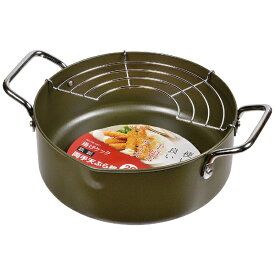 パール金属｜PEARL METAL 揚げクック 鉄製両手天ぷら鍋 20cm HB-1371 [IH対応]