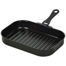 パール金属｜PEARL METAL セラクッキング ハンドル付角型グリルパン 25×17cm ウェーブ HB-4230 [IH対応] HB-4230