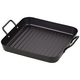 パール金属｜PEARL METAL IHでもガスでも使える鉄製角型プレート ウェーブ 25×25cm HB-4515