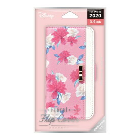PGA｜ピージーエー iPhone 12 mini 5.4インチ対応 フリップカバー　ミニーマウス PG-DFP20F01MNE ミニーマウス