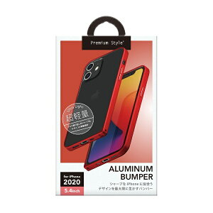 PGA�b�s�[�W�[�G�[ iPhone 12 mini 5.4�C���`�A���~�j�E���o���p�[ Premium Style ���b�h PG-20FBP02RD