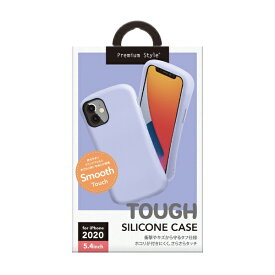 PGA｜ピージーエー iPhone 12 mini 5.4インチ対応 シリコンタフケース ラベンダー PG-20FSC06PP ラベンダー