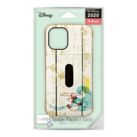 PGA｜ピージーエー iPhone 12 mini 5.4インチ対応 タフポケットケース ミッキーマウス/サーフ PG-DPT20F05MKY