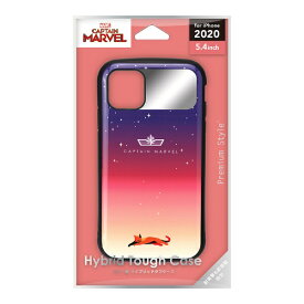 PGA｜ピージーエー iPhone 12 mini 5.4インチ対応 ハイブリッドタフケース　キャプテン・マーベル PG-DPT20F27CTM キャプテン・マーベル