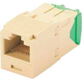 パンドウイット｜PANDUIT パンドウイット　カテゴリ6　RJ45モジュラージャック　UTP　28・30AWG　TGタイプ　アイボリー　CJT688TGEI CJT688TGEI