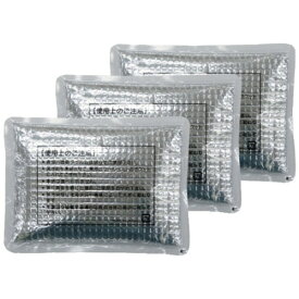 日本緑十字｜JAPAN GREEN CROSS 熱中症予防対策用品　ピタッと冷却ベスト用予備保冷剤セット3個1組 375648
