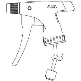 フルプラ｜FURUPLA フルプラ　部品　ピストル本体セット赤（＃705・＃715用） 196-R