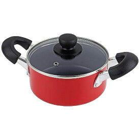 パール金属｜PEARL METAL ジャストサイズ　IH対応ふっ素加工ガラス蓋付両手鍋16cm HB-4400