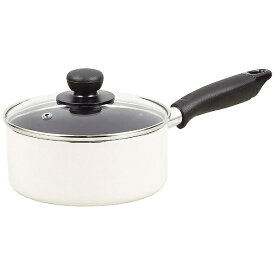 パール金属｜PEARL METAL ジャストサイズ　IH対応ふっ素加工ガラス蓋付片手鍋16cm HB-4402