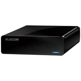 エレコム｜ELECOM ELD-FTV060UBK 外付けHDD USB-A接続 テレビ録画向け Windows11対応 ブラック [6TB /据え置き型]