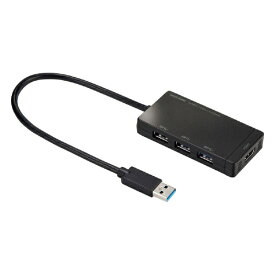 サンワサプライ｜SANWA SUPPLY 映像変換アダプタ [USB-A オス→メス HDMI /USB-Ax3] (Windows11対応) USB-3H332BK
