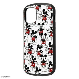 イングレム｜Ingrem iPhone 12 mini 5.4インチ対応 『ディズニーキャラクター』/耐衝撃ケース MiA/『ミッキーマウス/総柄』 IN-DP26AC4/MKB1 『ミッキーマウス/総柄』
