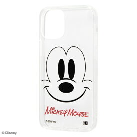 イングレム｜Ingrem iPhone 12 mini 5.4インチ対応 『ディズニーキャラクター』/ハイブリッドケース Clear Pop/『ミッキーマウス』 IN-DP26UK/MKM 『ミッキーマウス』