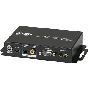 ATEN�b�G�[�e�� ATEN�@�r�f�I�ϊ���@HDMI�@to�@VGA�@�^�@�I�[�f�B�I�Ή��@�^�@�X�P�[���[���� VC812
