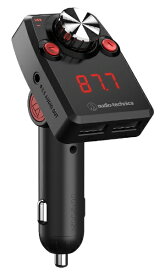 オーディオテクニカ｜audio-technica Bluetooth搭載FMトランスミッター レッド AT-FMR3BTRD